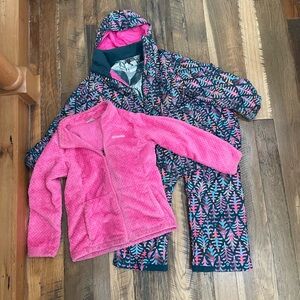 Columbia 3pc Omni Heat Snow coat jacket pants girl 18